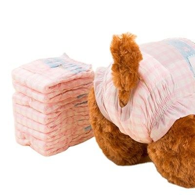 Pañales desechables asequibles para mascotas sin fugas y material de algodón sostenible para el hogar