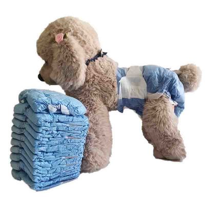 Pañales para perros de sexo femenino con indicador de humedad del canal de prevención de fugas 3D incluido