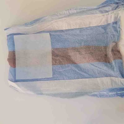Pañal para perros de sexo masculino con una sábana superior de tejido no tejido suave e indicador de humedad ajustable incluido