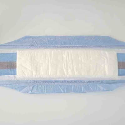 Pañal para perros de sexo masculino con una sábana superior de tejido no tejido suave e indicador de humedad ajustable incluido