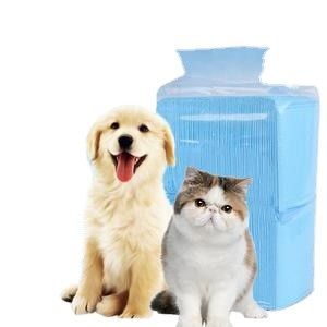 Pantallas desechables para mascotas 100% de algodón para el baño