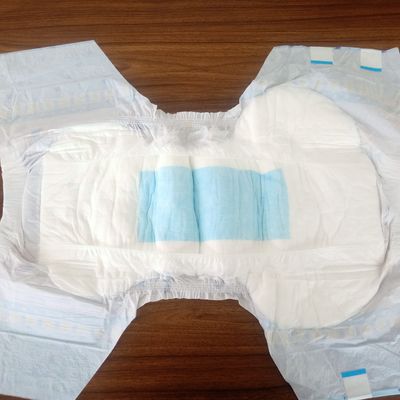 Antidespido 3D Canal de prevención de fugas Ultra grueso azul sentirse libre pañal adulto 100g-250g