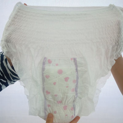 Función transpirable Tamaño SML Pantones de período desechables de alta absorción para mujeres