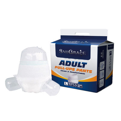 Pantalones absorbentes súper blandos desechables para adultos mayores con incontinencia