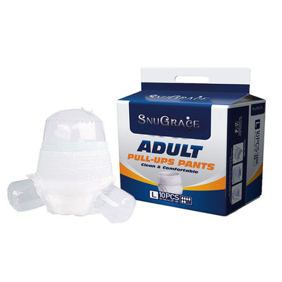 Pantalones para adultos pañal con protector anti-fuga y superficie suave y transpirable