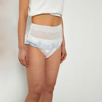 Corea SAP Pantalones de período menstruales para sanitarios Pantalones de servilleta en suave Nowoven Frabic