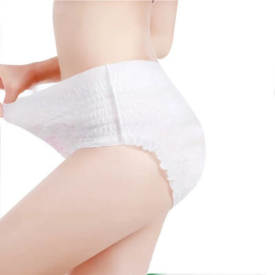 Pantalones menstruales desechables de mujer Pantalones de período de la cintura para el período de mujeres