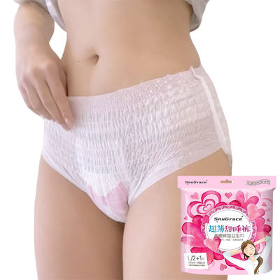 Pantalones menstruales desechables super absorbentes para mujeres Damas y chicas Noche