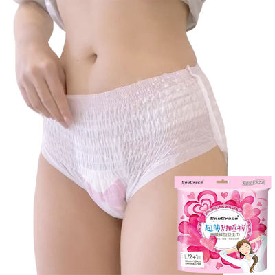Calzoncillos de menstruación maxi/super con material blando de algodón y diseño anti-fugaje