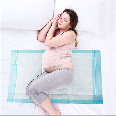 Enfermería bajo almohadilla Super absorbente azul almohadillas desechables para incontinencia