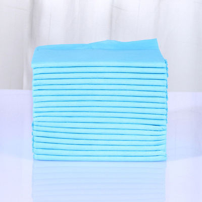 Enfermería bajo almohadilla Super absorbente azul almohadillas desechables para incontinencia