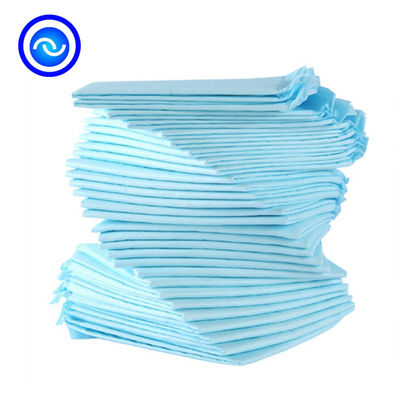 Sábana de hospital desechable bordada con pulpa de flujo tipo SAP absorbente debajo de la almohadilla