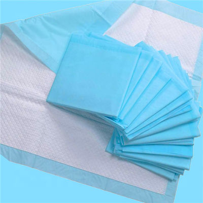 Sábana de hospital desechable bordada con pulpa de flujo tipo SAP absorbente debajo de la almohadilla