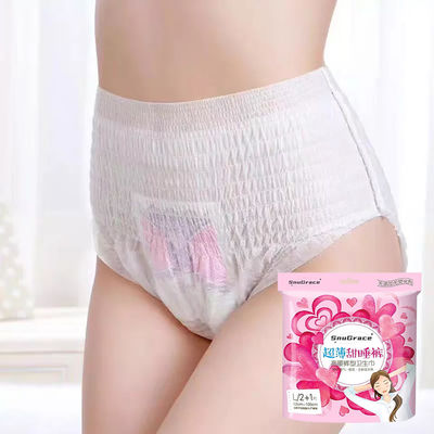 Diseño de cuidado suave pantalones menstruales para mujeres y niñas súper absorbentes calzoncillos