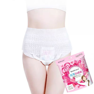 Muestras proporcionadas ropa interior menstrual higiénica para mujeres súper suave y transpirable