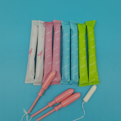 Función de limpieza Tampones de algodón orgánico para las necesidades menstruales de las mujeres