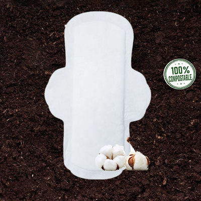 50 ml-200 ml Absorción Mujeres almohadillas menstruales algodón orgánico pañuelos higiénicos biodegradables