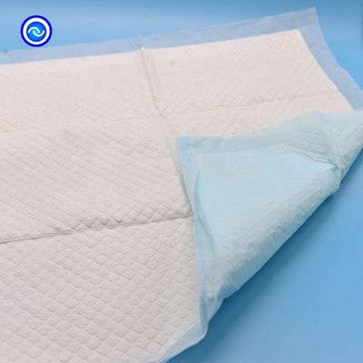 Pads de cama desechables para incontinencia personalizados con alta absorción y hoja trasera de película de PE