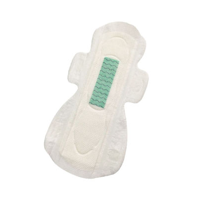 Acolchado sanitario de hoja superior transpirable desechable Lady Anion Chip para piel sensible y día