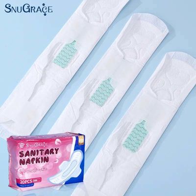 Acolchaderas higiénicas 100% de algodón con superabsorción de aniones Acolchaderas suaves y transpirables para mujeres para el día