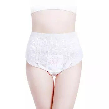 Discreto y cómodo de algodón Blusas suaves para el período menstrual para mujeres