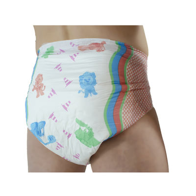 Pañal de incontinencia desechable para adultos unisex ultra suave con canal de prevención de fugas 3D