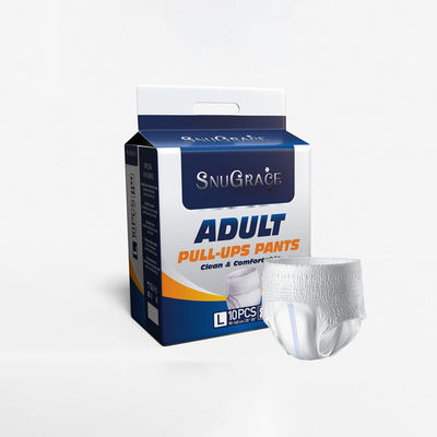 Muestras ofrecidas libremente Pañales y pantalones para adultos con sábana superior suave no tejida