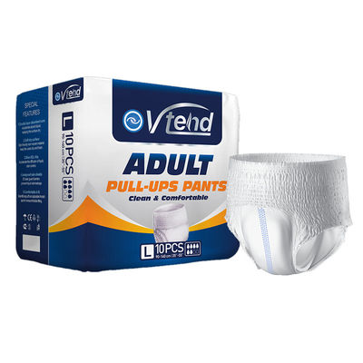 Requisito del cliente Calzoncillos de uso desechables para hombres Incontinencia para adultos Calzoncillos de pañal