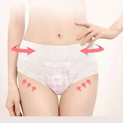 Pañales blancos de incontinencia para adultos con certificado ISO CE y cinturón elástico