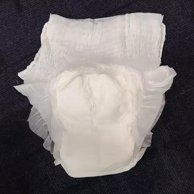 Pañales blancos de incontinencia para adultos con certificado ISO CE y cinturón elástico