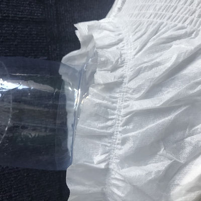 Pañales blancos de incontinencia para adultos con certificado ISO CE y cinturón elástico