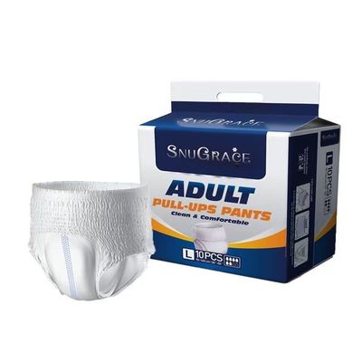 800-2000 ml de absorción Blanco/personalizado Tipo de calzoncillos Pañal para adultos para distribución directa