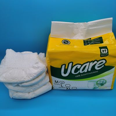 Camisetas desechables personalizadas para adultos, pantalones cortos de pañales, con una sábana suave y transpirable.