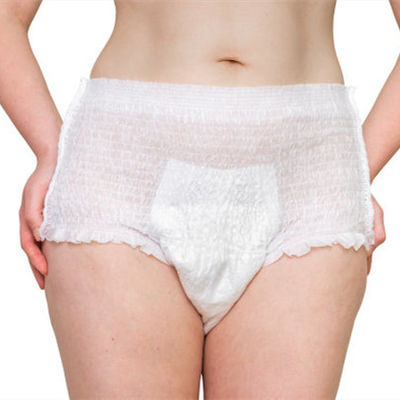 Pantalones de incontinencia para adultos desechables y anti-fuga con canal de prevención de fugas 3D