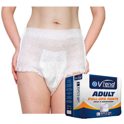 Pantalones de pañal para adultos transpirables con superficie blanda y certificación OHSAS18001
