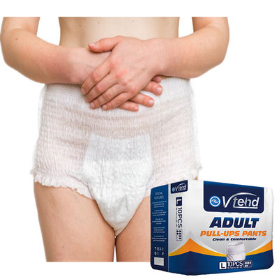 Pantalones de pañales para adultos Incontinencia Entrenamiento directo desechable Pantalones para el hospital