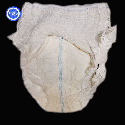 Productos para la incontinencia con impresión blanca, pañal de tirón para adultos tamaño XL 1000 ml con pulpa de flujo
