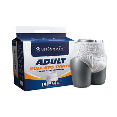Pantalones desechables para adultos soportados Tipo pañal con super alta absorción