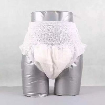Pañal de baño blanco para adultos respirable certificado ISO CE para las necesidades del cliente