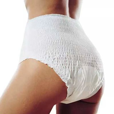 Pañal de baño blanco para adultos respirable certificado ISO CE para las necesidades del cliente