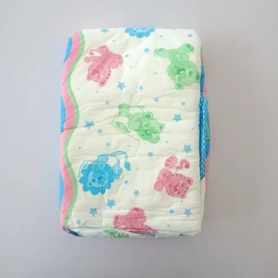 Pañal para adultos ultra grueso biodegradable con 800 ml-2700 ml de absorción y impresión colorida