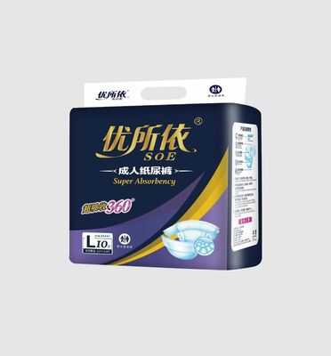 Mujeres lindas que usan pañales para adultos con absorción suave y transpirable