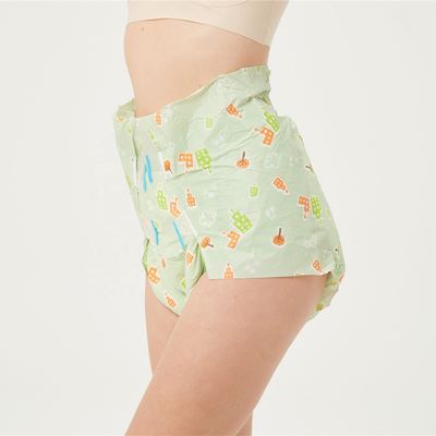ISO9001/ISO14001/ OHSAS18001 BV Pañales desechables para adultos impresos en dibujos animados para pañales ABDL