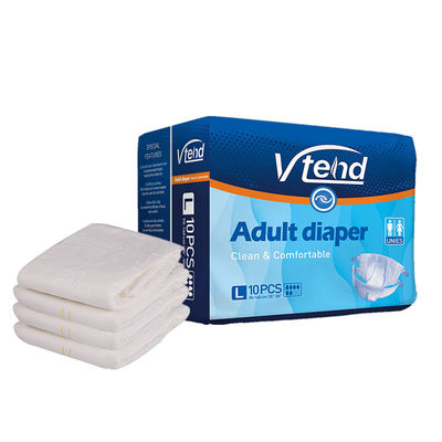 Tejidos super suaves no tejidos Mujeres mayores Cintas mágicas desechables en cama Pañales para adultos