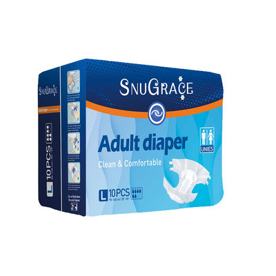 Pañales de incontinencia desechables para adultos gruesos para hospitales con certificación CE y pulpa de flujo