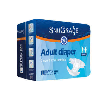 Pañal para adultos OEM personalizado Pañal desechable para adultos con pulpa de pelusa y jabón de Corea