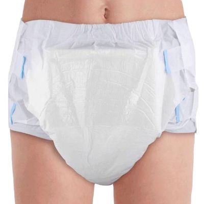 Buena absorción Pañal desechable para adultos con superficie seca y material suave respirable